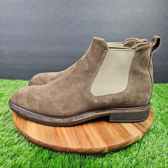 ECCO Men\'s Vitrus Il Chelsea Boot Size 9 Dark Clay Suede Leather Ankle Slip On main image 13